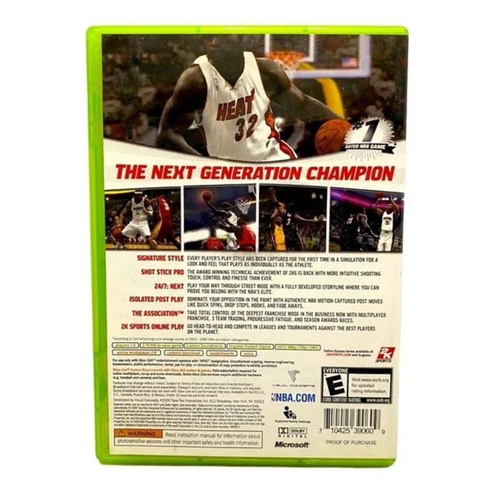 NBA 2K7 Sports Xbox 360